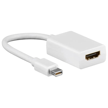 15 cm Mini DisplayPort™/HDMI™-adapterkabel 1.1 – Mini DisplayPort mannelijk > HDMI™ vrouwelijk (Type A) - Wit