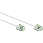 50 cm CAT8.1 Slimline Netwerkkabel - U/FTP - LSZH - 25/40 Gbit/s - Wit