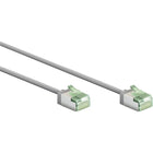2 meter CAT8.1 Slimline Netwerkkabel - U/FTP - LSZH - 25/40 Gbit/s - Grijs