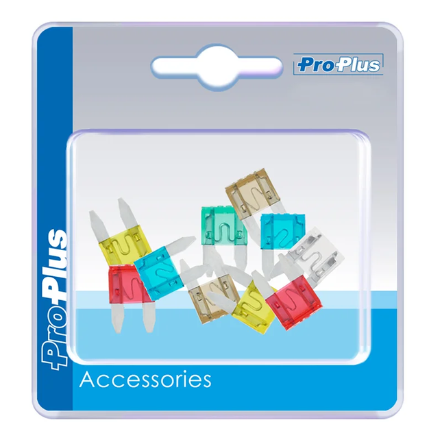 Steekzekeringen Mini – Assortiment 10 stuks in blister