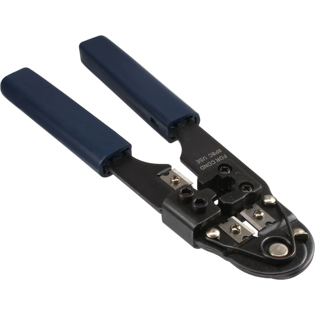 InLine Krimptang – Voor RJ45 (8P8C) stekkers - Blauw/zwart