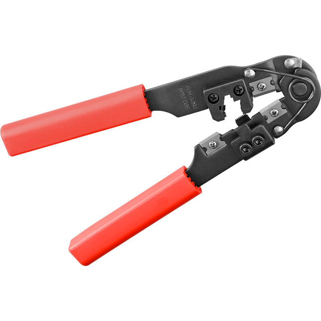 Krimptang voor modulaire RJ45-connectoren - Zwart/rood