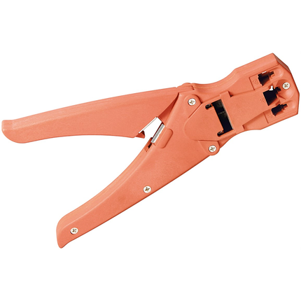 Krimptang voor modulaire stekkers incl. kabelknipper en draadstripper