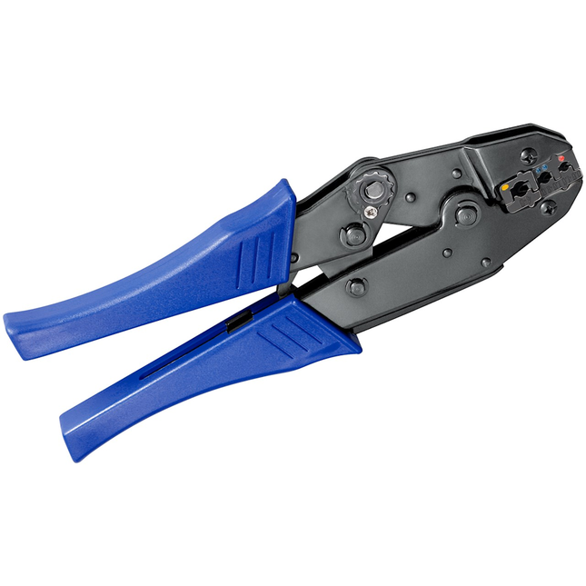 Krimptang voor geïsoleerde kabelschoenen - Blauw