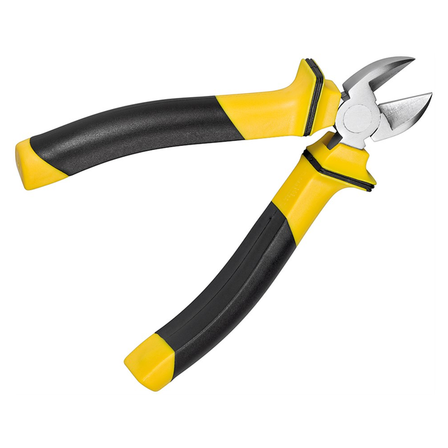 Universele kniptang 160 mm -Precisie en ergonomie  - Zwart/geel