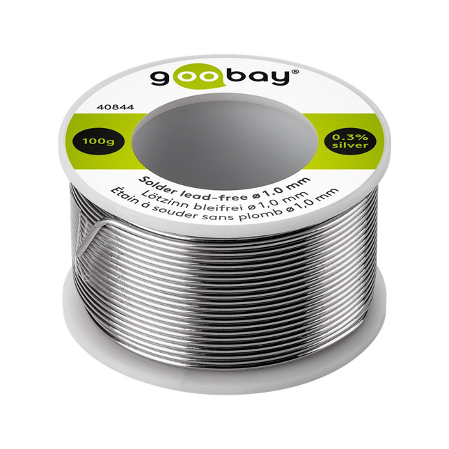 Soldeertin loodvrij – Ø 1,0 mm, 100 g