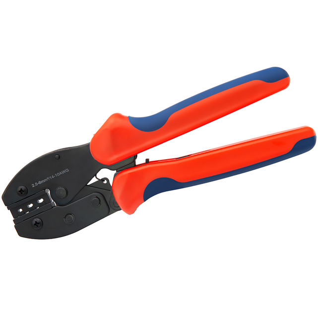 Krimptang voor solarkabels – voor zonne-installaties - Rood/blauw