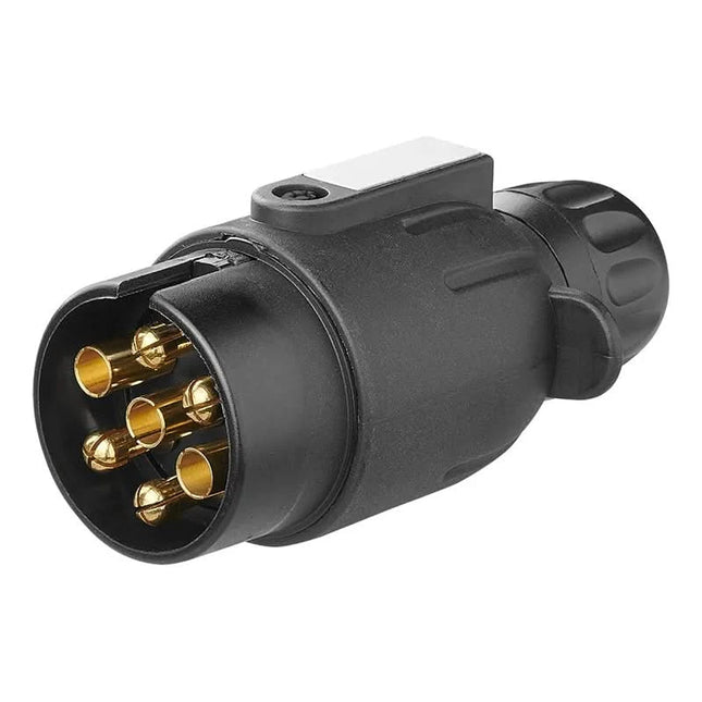 ProPlus Aanhangwagenstekker – 7-polig – PVC – Magneetbevestiging - Zwart