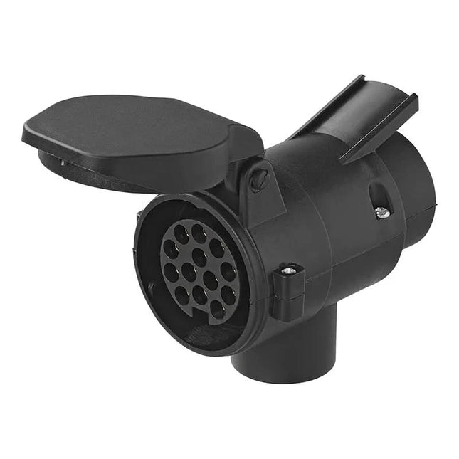 ProPlus Verloopstekker – 13 naar 7 polig – Constante plus – 12V – zwart