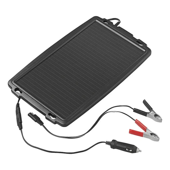 Solar Druppellader 12V – 2,4W – Milieuvriendelijk & Onderhoudsvrij - Zwart