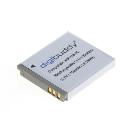 Digibuddy Accu Batterij Canon NB-4L - 750mAh