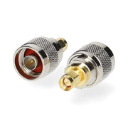 Nedis SMA naar N adapter – SMA male naar N male – 50 Ohm – 2 stuks