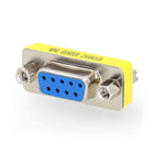 Nedis Seriële Adapter - D-SUB 9-Pins Female naar D-SUB 9-Pins Female - Metaal - Vernikkeld