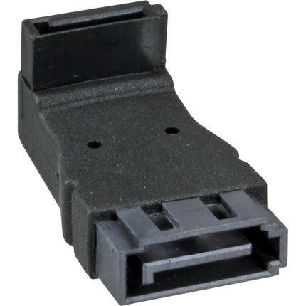 InLine SATA-adapter - mannelijk/vrouwelijk - Schuin omhoog - Zwart
