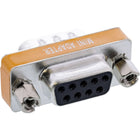 InLine Null Modem Adapter - DB9 Mannelijk / Vrouwelijk - Serieel - Zilver