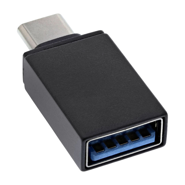 InLine USB adapter  - USB 3.2 Gen.2  - USB-C (m) naar USB-A (v) - OTG - Zwart