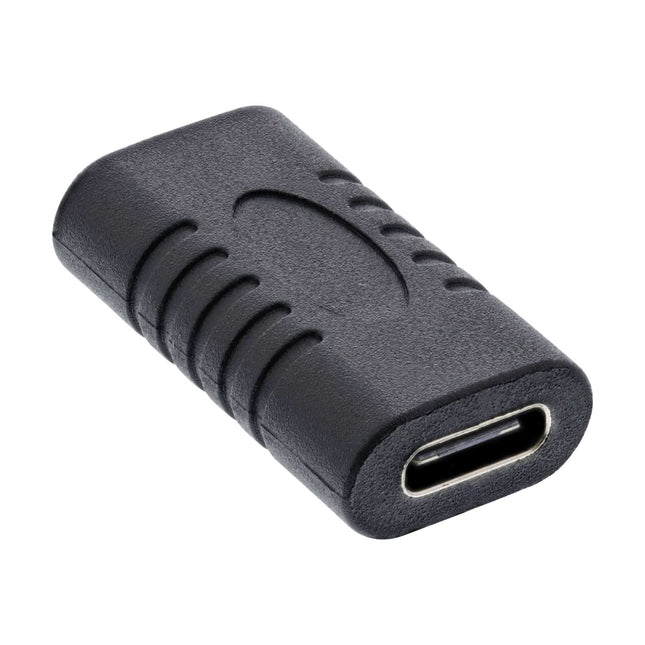 Inline USB  Adapter – USB 3.2 Gen 2 - USB-C Vrouwelijk naar USB-C Vrouwelijk - Zwart