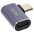 InLine USB-C haakse adapter – links/rechts - USB4 4.0 - 40 Gbps  PD 240W | 8K 60Hz | Aluminium