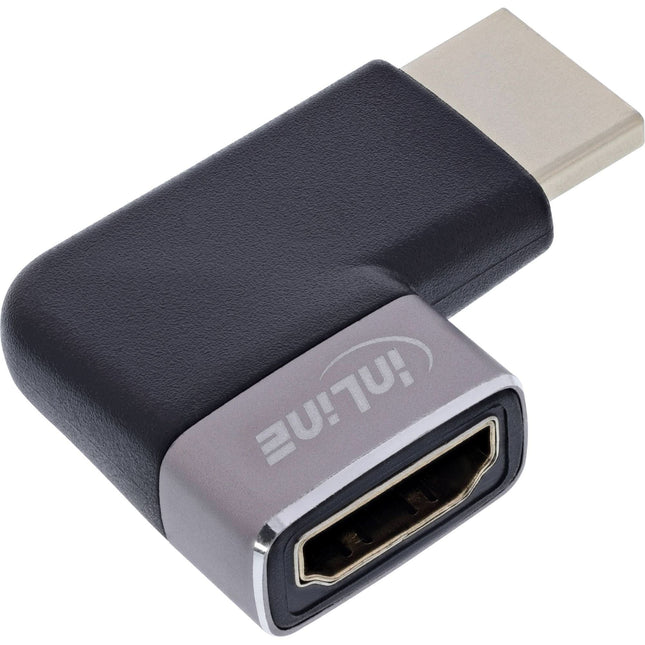 InLine HDMI-adapter – HDMI A (m/v) - 90° naar rechts - 8K UHD