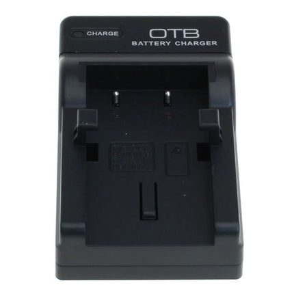 OTB lader voor camera accu - Geschikt voor Olympus LI-10B / LI-12B / Sanyo DB-L10A - Zwart
