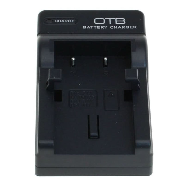 OTB lader voor camera accu - Geschikt voor Olympus LI-10B / LI-12B / Sanyo DB-L10A - Zwart