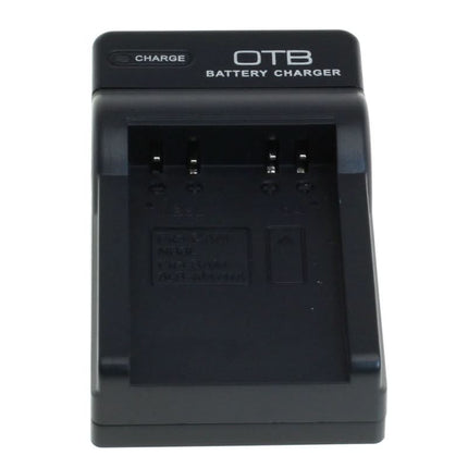 OTB lader voor camera accu - Geschikt voor Samsung SLB-10A / SLB-11A / Canon NB-6L - Zwart