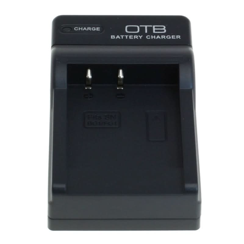 OTB lader voor camera accu - Geschikt voor Sony BG1 / FG1 / NP-BG1 / NP-FG1 - Zwart