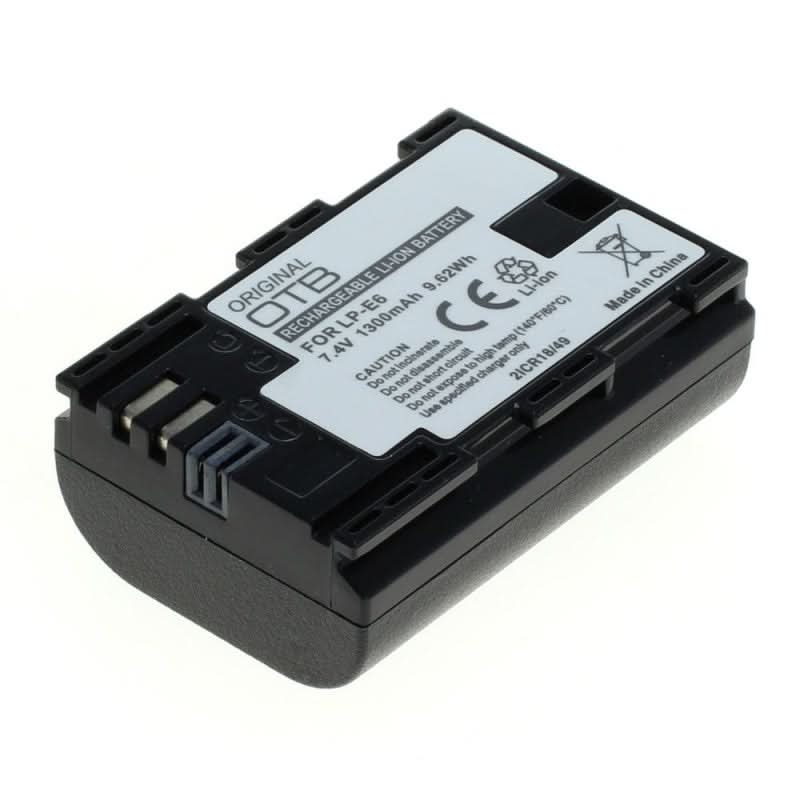 Camera accu voor Canon LP-E6 – 1300 mAh
