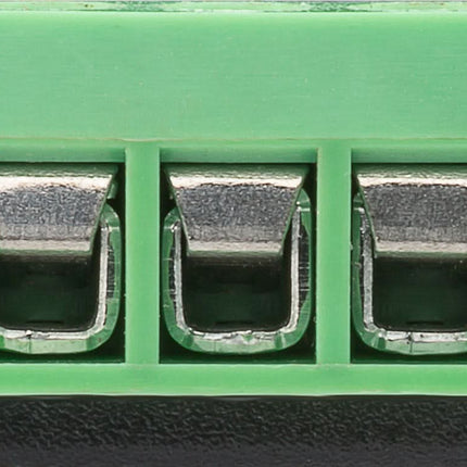 3.5mm male jack naar 3-pins terminal block adapter - Stereo - Verguld