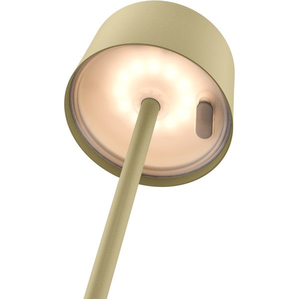 Draadloze LED-Tafellamp – 25 cm – Warm Wit – 3 Helderheidsstanden – Beige