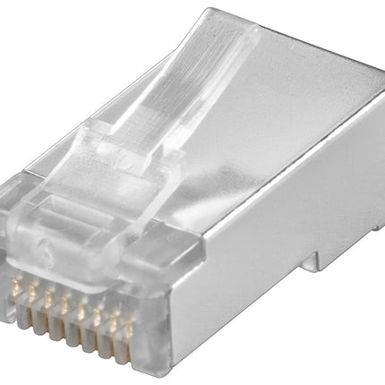 RJ45 stekker voor soepele kern - Cat 5e - Shielded - 100 stuks