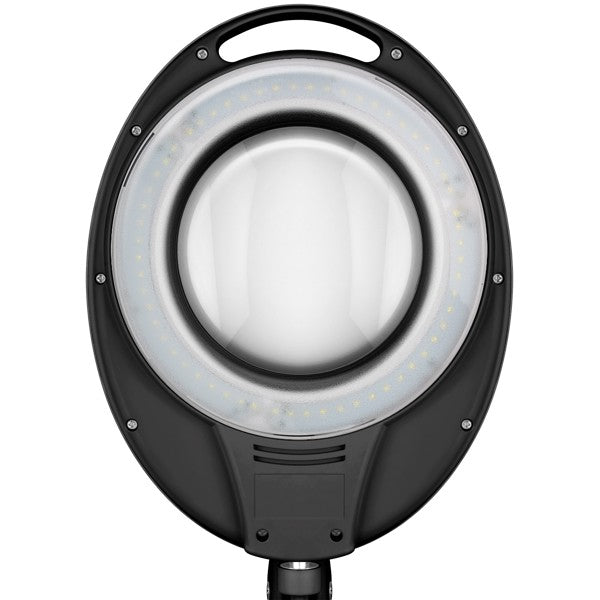 LED-Loeplamp met Tafelklem – Kristalglazen Lens – 8 W – 1,75x Vergroting – Zwart