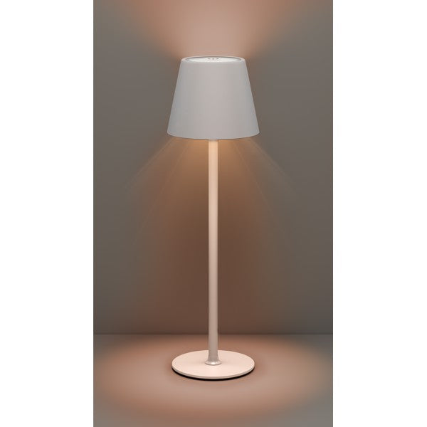 Draadloze LED-Tafellamp – 37,5 cm – Warm Wit – Dimbaar – Wit