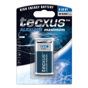 9V-TC-1 Tecxus Alkalisch maximum - 9 volt blokbatterij