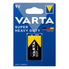 9V-VRT-1-HD Varta Super heavy duty 9 volt E Zink-carbon batterij - 6F22