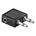 3.5mm jack vliegtuig audioadapter - Stereo