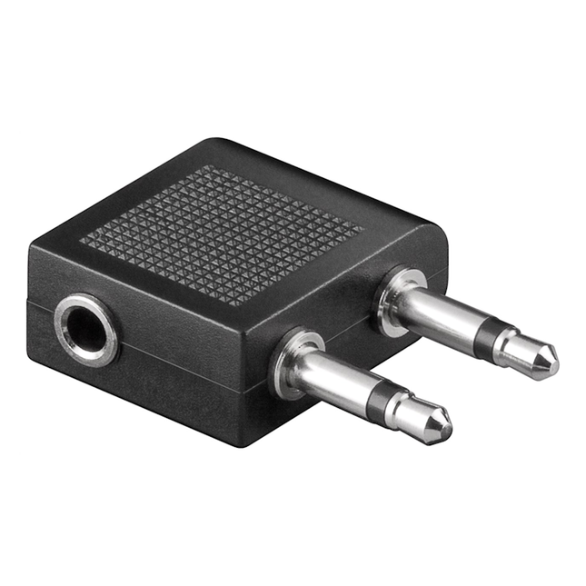 3.5mm jack vliegtuig audioadapter - Stereo