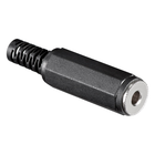 3.5mm female jack soldeerconnector - Stereo
