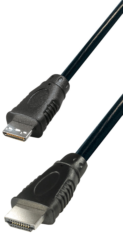 1 meter HDMI 1.4 naar Mini-HDMI verloopkabel - Vernikkeld - 1080p/144 Hz