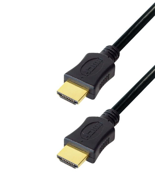 50 cm HDMI 1.4 kabel - 4K/30Hz - Transmedia - Zwart