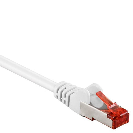 1 meter Cat 6 S/FTP (PiMF) netwerkkabel - Wit