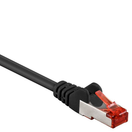 1.5 meter Cat 6 S/FTP (PiMF) netwerkkabel - 100% koper - LSZH - Zwart