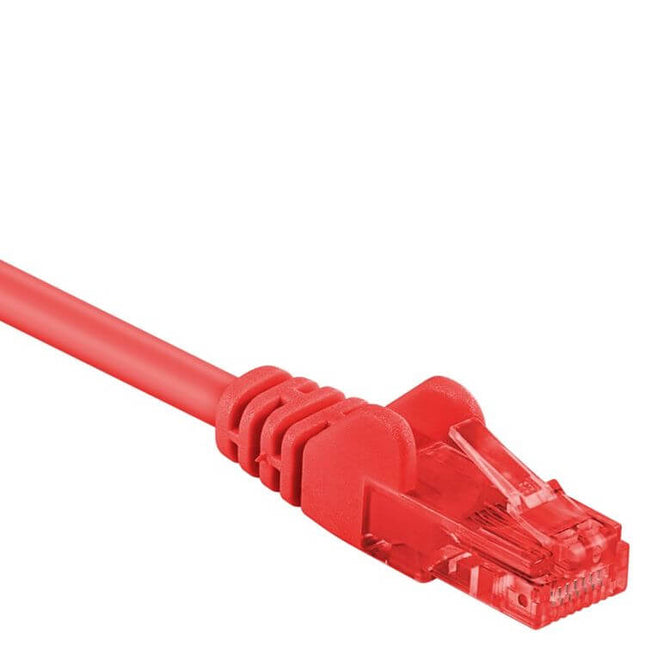 50 cm Cat 6 U/UTP netwerkkabel – Rood