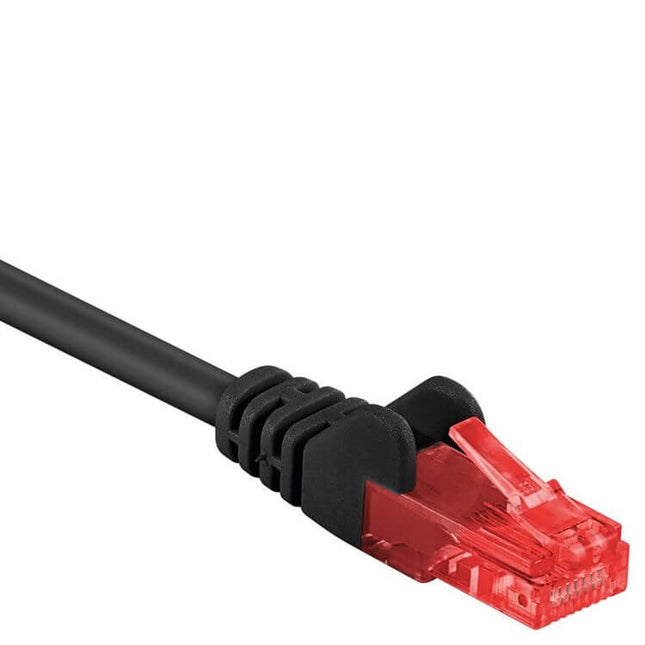 50 cm Cat 6 U/UTP netwerkkabel – Zwart