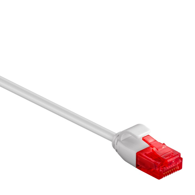 5 meter Cat 6 U/UTP netwerkkabel - Extra dun - 100% koper - Grijs