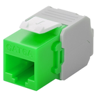 Cat 6a keystone - Groen