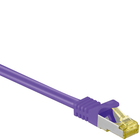 1.5 meter Cat 7 S/FTP (PiMF) netwerkkabel - 100% koper - LSZH - Paars