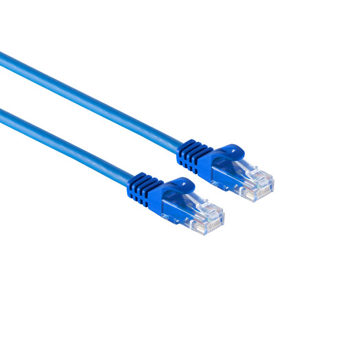 50 cm Cat 7 U/UTP netwerkkabel - CCA - Blauw