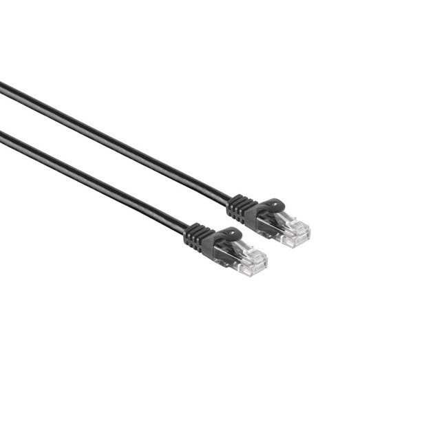 1.5 meter Cat 7 U/UTP netwerkkabel - CCA - Zwart
