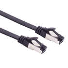 50 cm Cat 8 U/FTP (PiMF) platte netwerkkabel - 100% koper